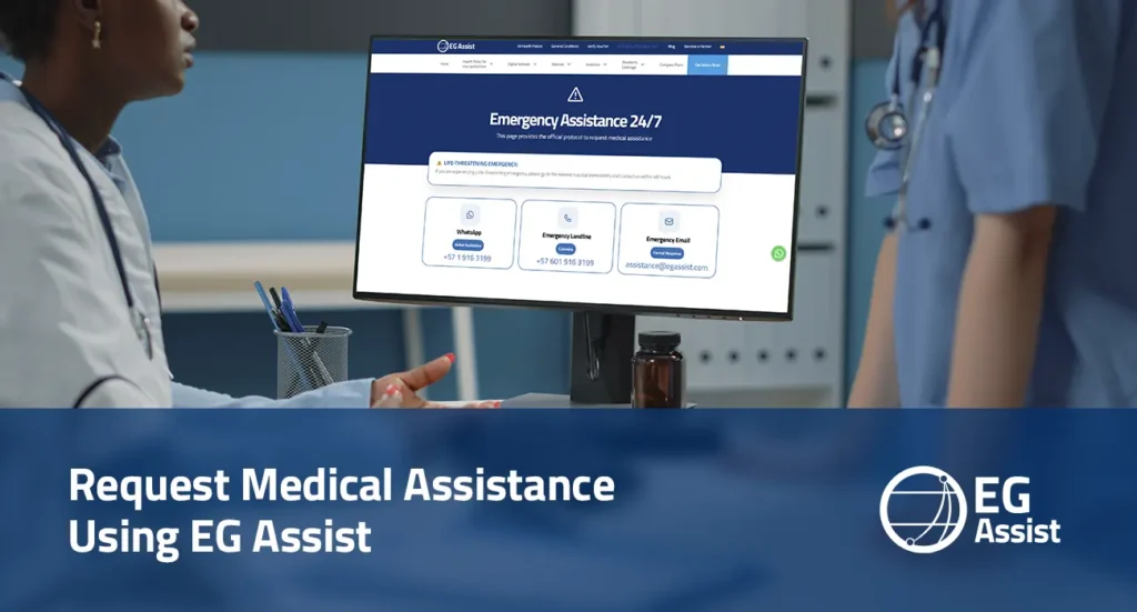 Request Medical Assistance Using EG Assist