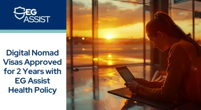Digital Nomad Visas Approved for 2 Years with EG Assist Health Policy
