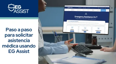 Paso a paso para solicitar asistencia médica usando EG Assist
